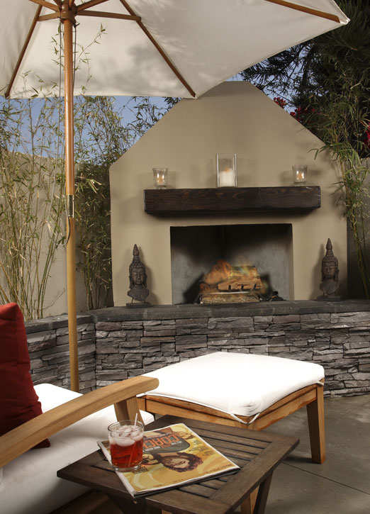 patio fireplace